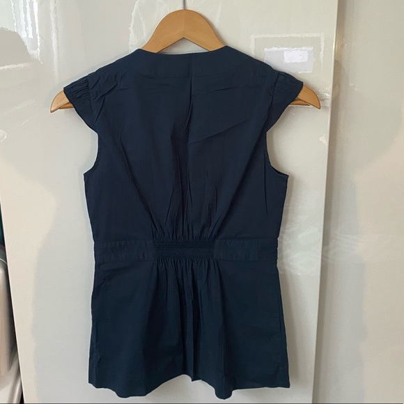 BCBG MaxAzria shirt navy blue size XS - Picture 6 of 9